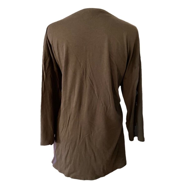 J. Jill Tunic Top Women’s Large. Olive Green. LTOP859 - Picture 2 of 5